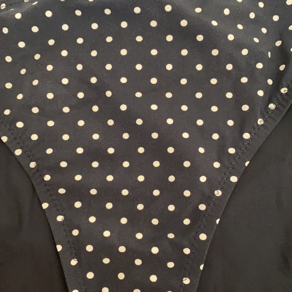 Tory Burch Black w/ tan Polka Dot Bikini Bottom M - Picture 2 of 4